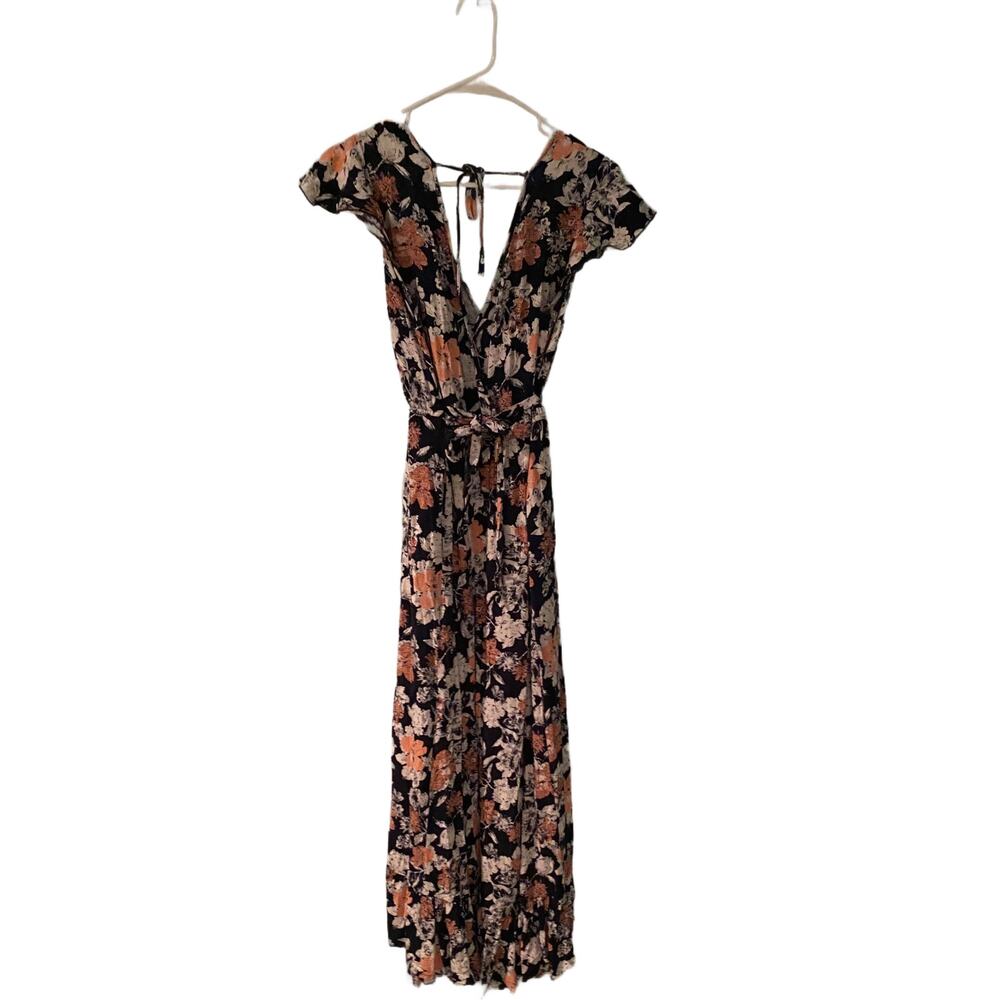 B.O.G Collective Long Wrap Floral Dress Size L